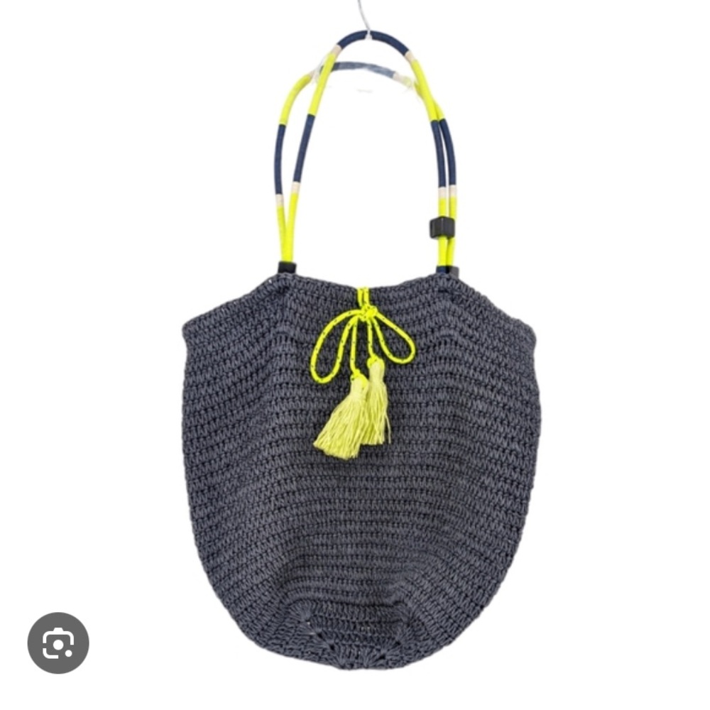 J.Crew raffia bag